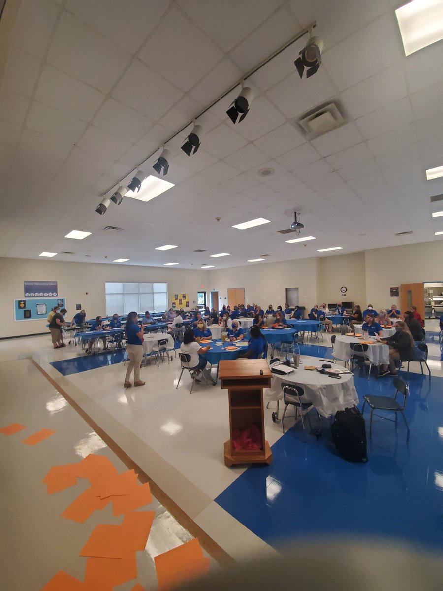 Mrs. Cowell leads BES as we  Blast Off to New Heights 2021 - 2022! Ain't No Stopping Us Now!   #BetterthantheBESt!