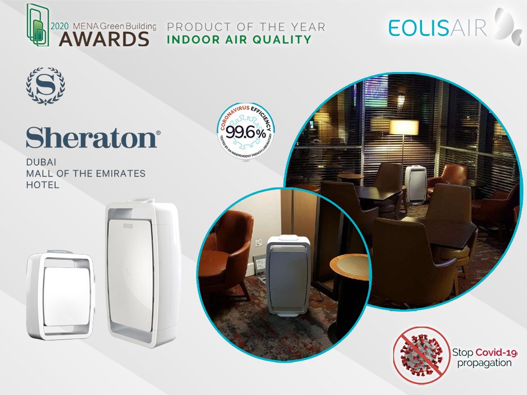 eolisair's tweet photo. @sheratonmoe is equipped with Eolis Air Manager to provide a PREMIUM quality service and ensure clean indoor air quality to their clients!

Eolis Air Managers release Active Oxygen to maintain a fresh and virus-free air for your hotel rooms.  https://t.co/3zgvBnhdm8 https://t.co/rb5q8mXvVZ
