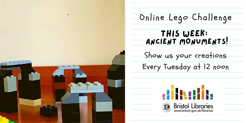 BristolLibrary's tweet photo. Feeling a bit antique this week , so our #legochallenge is ancient monuments ๐๏ธLet's see huge henges and resplendent remains but no faces Reply/tag us with a photo, and your first name and local library.
@BristolLibrary #virtuallego #librariesfromhome https://t.co/jZdjtfULDc