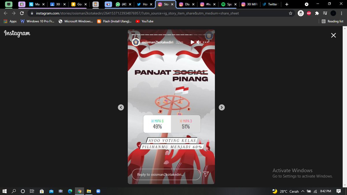 Maghfraa_'s tweet photo. @ambisfs udahh ku vote yaa. boleh bantu like&amp;komen di postingan ini juga? thank youu
https://t.co/r1rzZrKwga https://t.co/MsV33xFIpu