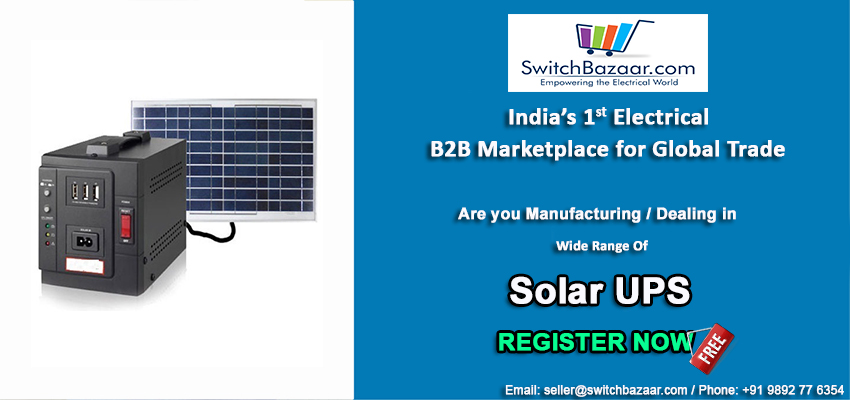 switchbazaar's tweet photo. Are you #manufacturing / #dealing in #SolarUPS
Register with #india's 1st #electrical #b2b #marketplace & grow your #business on global level
https://t.co/YGlxm5PW0o
#switchbazaar
https://t.co/tef8g4d33G https://t.co/bZLanknG2X