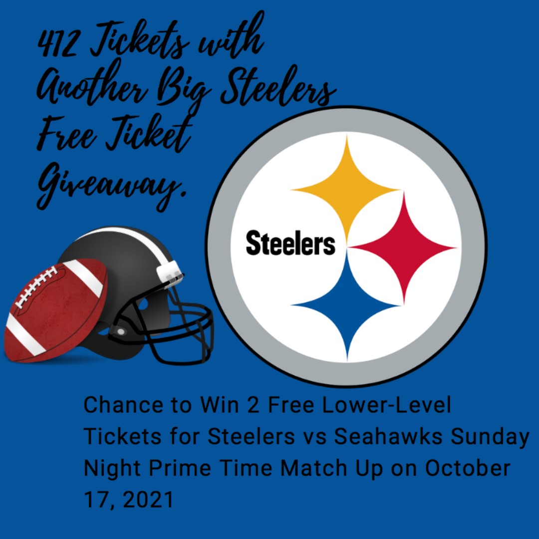 #SteelersTwitter Now is your chance to win our 3rd Biggest  #SteelersFreeTicketGiveaway 
2 Free Lower-Level Tickets for #Steelers v #Seahawks Sun 10/17
Giveaway Starts now until Tue 8/17 11:59pm
To Enter: Follow, Retweet &amp; Tag 4 or More Friends
Winner must agree Not to Resale Tix