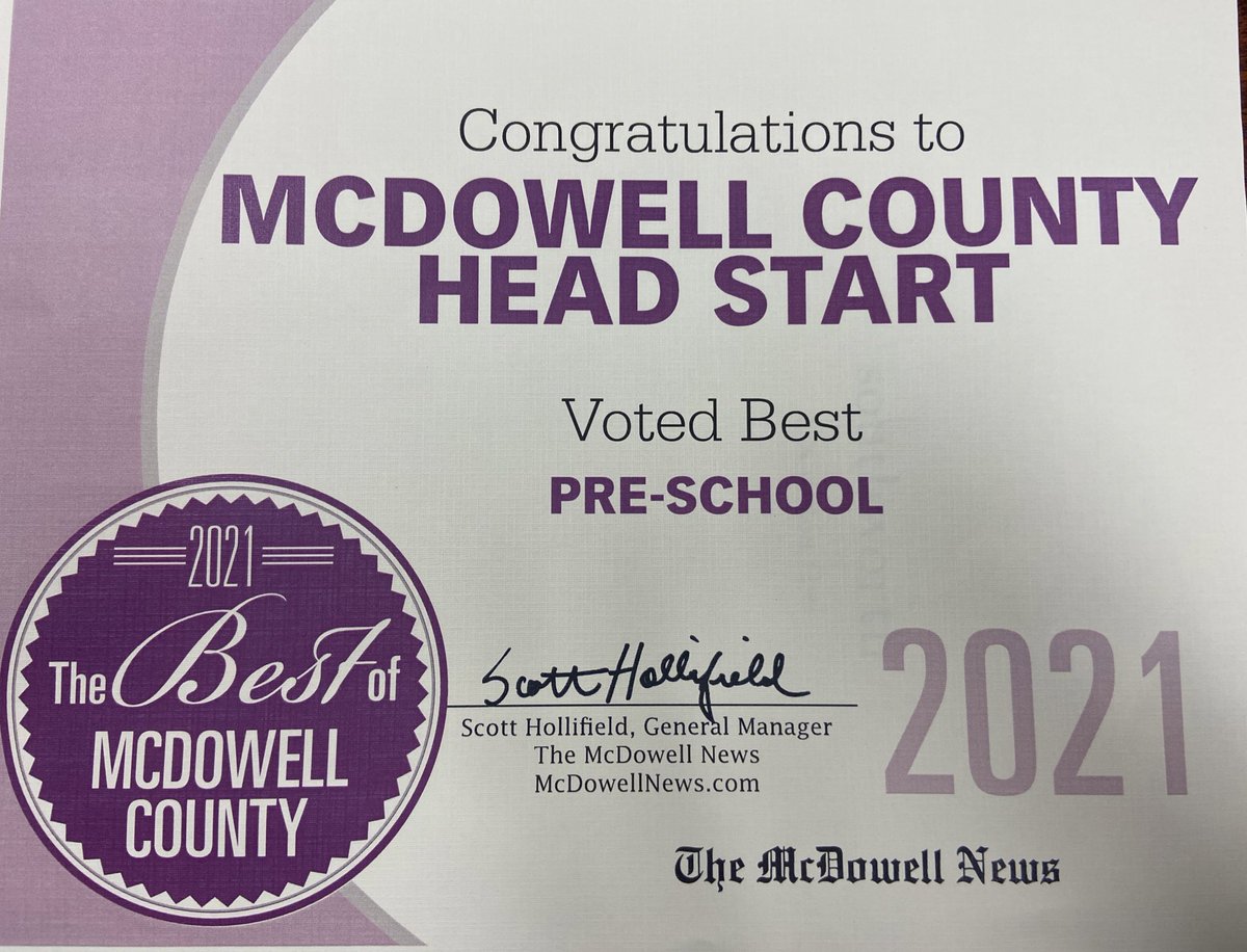 MCSHeadStart's tweet image. We are so fortunate to serve McDowell County’s children and families! Thank you for trusting us to educate and love your precious children!!