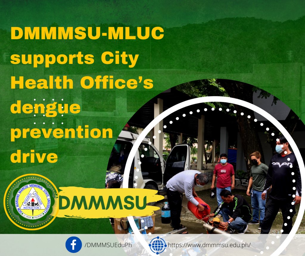 DMMMSUEduPh's tweet photo. DMMMSU-MLUC supports City Health Office’s dengue prevention drive

Read more: https://t.co/BCFj91gJqo https://t.co/wKQZfGgIm6