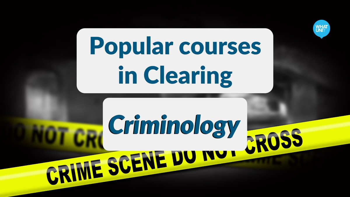 Whatuni's tweet photo. Take a look at Criminology courses available in Clearing. Use our grade calculator to see your chance of acceptance. https://t.co/QVi1uAJrMC
#ClearingSquad #Clearing #UniClearing #Career #Year13 #ALevelResultsDay #ALevels #ALevelResultsDay2021 #ALevels2021 #ALevel #Criminology https://t.co/vt31ofnA3y