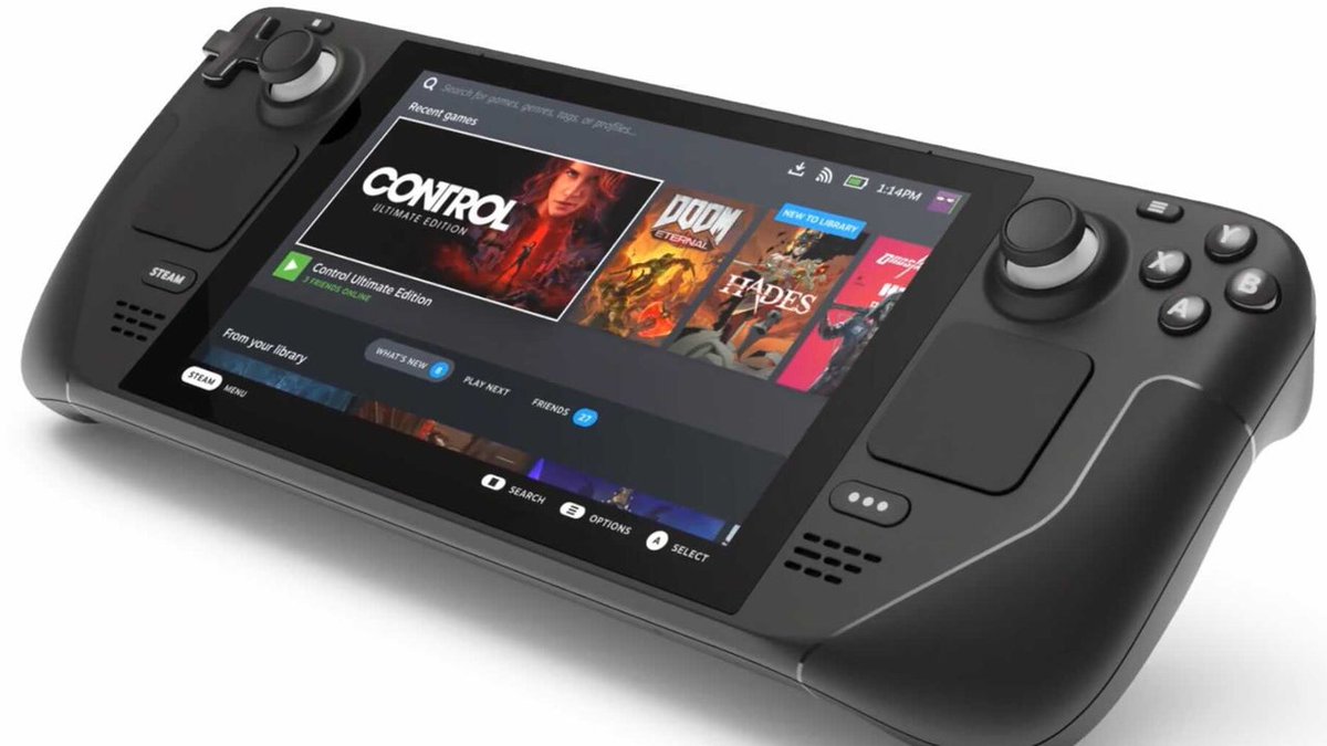 IGN's tweet photo. Xbox boss Phil Spencer has managed to get his hands on a Steam Deck early, and says that streaming Xbox games such as Halo feel good on the handheld. https://t.co/gMYqAzTR9Z https://t.co/2aHpMUPSYm