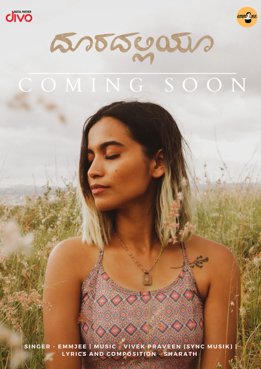 divomovies's tweet photo. She arrives soon bright-eyed and bushy-tailed with a breezy listen: '#Dooradalliyu.'
Catch #EmmJee in her all-new swag. Stay tuned here: https://t.co/PiAIqNBCh6.
#VivekPraveen #Sharath
#RapMusic #HipHop #Rap #NewSong #ComingSoon #Indie #Rapper https://t.co/zADI2TsCIf