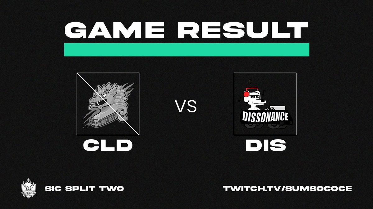 WHAT AN INSANE END TO OUR FIRST DAY OF SIC!!! 🔥🔥

#Dissonance steal the last game of tonights match from <a href="/DynastyAUNZ/">Dynasty eSports</a> 

Make sure to tune in next week Monday for another day of banger games live on twitch.tv/sumsococe