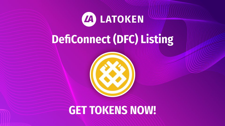LATOKEN (@latoken_cex) on Twitter photo DFC is now trading on LATOKEN.
Defi Connect <a href="/deficonnect/">deficonnect</a> aims to bring real-life and DeFi together by building applications of DeFi in digital marketing, healthcare, transportation, and logistics.
Learn more and trade on the #LatokenApp📲 DFC is now trading on LATOKEN.
Defi Connect <a href="/deficonnect/">deficonnect</a> aims to bring real-life and DeFi together by building applications of DeFi in digital marketing, healthcare, transportation, and logistics.
Learn more and trade on the #LatokenApp📲