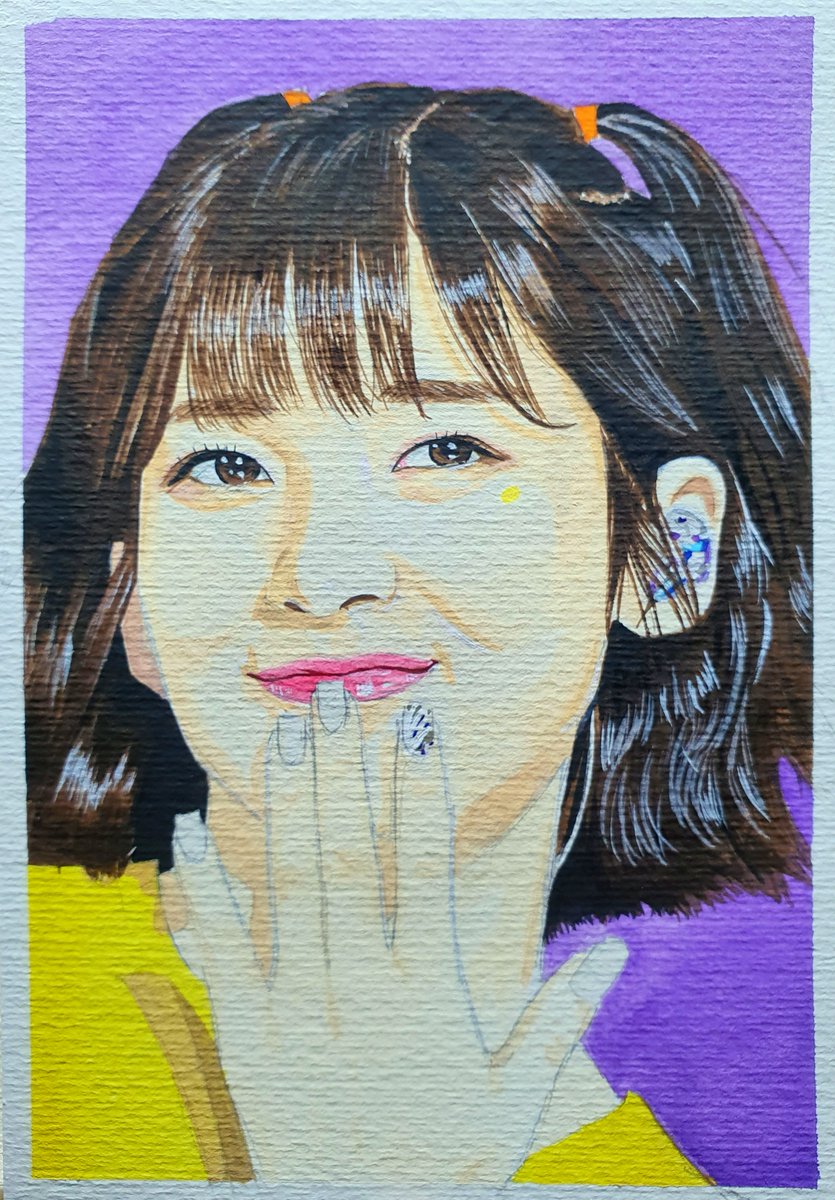 #오마이걸 #수채화