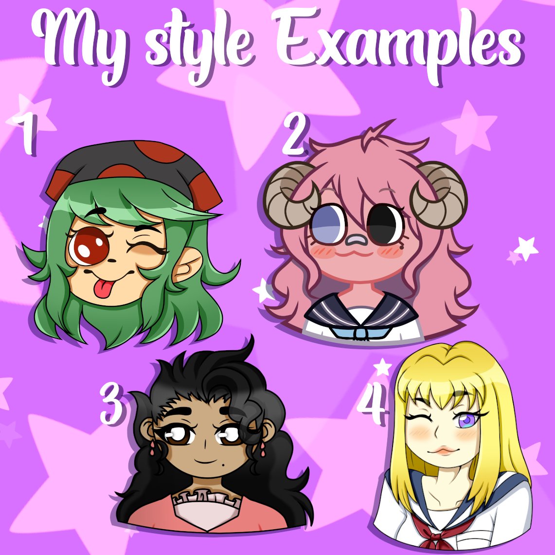 YanstarPrior250's tweet photo. ✧ likes and rt's are much appreciated!  ✧

Art styles references

#animalcrossing #animalcrossingcommission #commiccionopen #acnh #acnhcommission #acnhchristmasart #anime #adventurtime #Homestuck 
#Minecraft #StevenUniverse https://t.co/VMFv7bV1ov