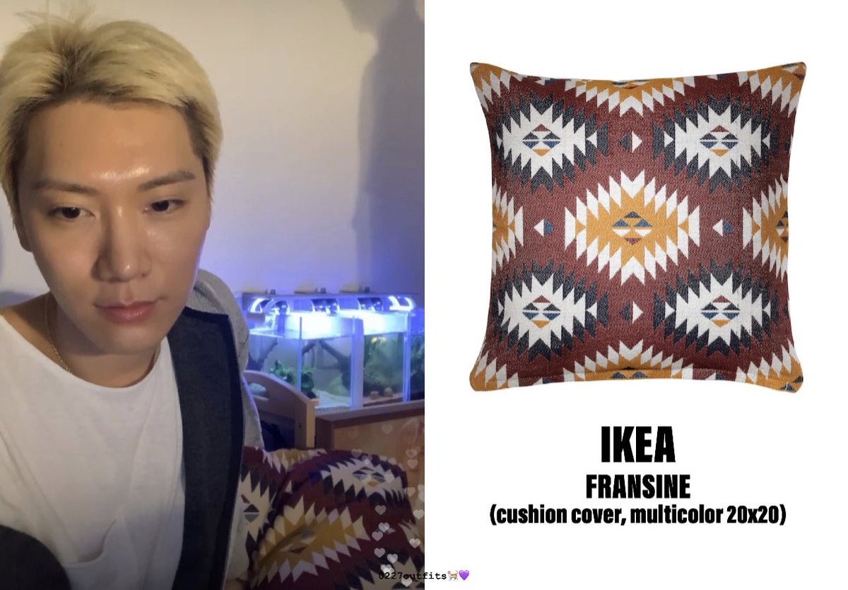 210816

IKEA
FRANSINE
(cushion cover, multicolor20x20)

Cr tw : tenlee_1001

#0227outfits #TEN #李永钦 #텐 #WayV #NCT #SuperM #TEN1010 #เตนล์ #เตนล์ใช้ #เตนล์ใส่