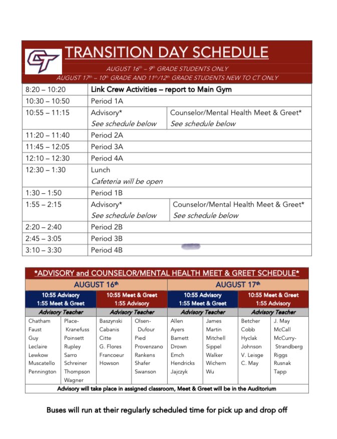 CT_Activities on Twitter "Can’t wait to our 9th grade students