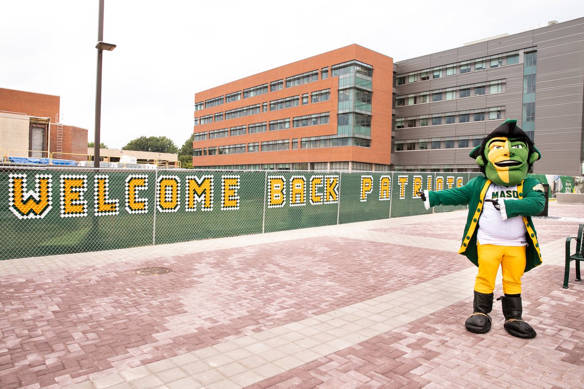 Welcome back, Patriots! #MasonNation #WelcomeBackMason 💚💛

📷: Creative Services