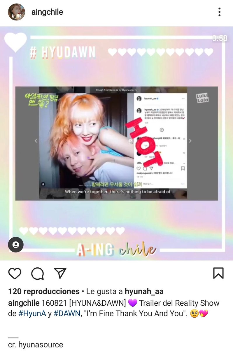 AingChile's tweet photo. "Le gusta a hyunah_aa" 😭✨💜 https://t.co/gmIPZsYcP1