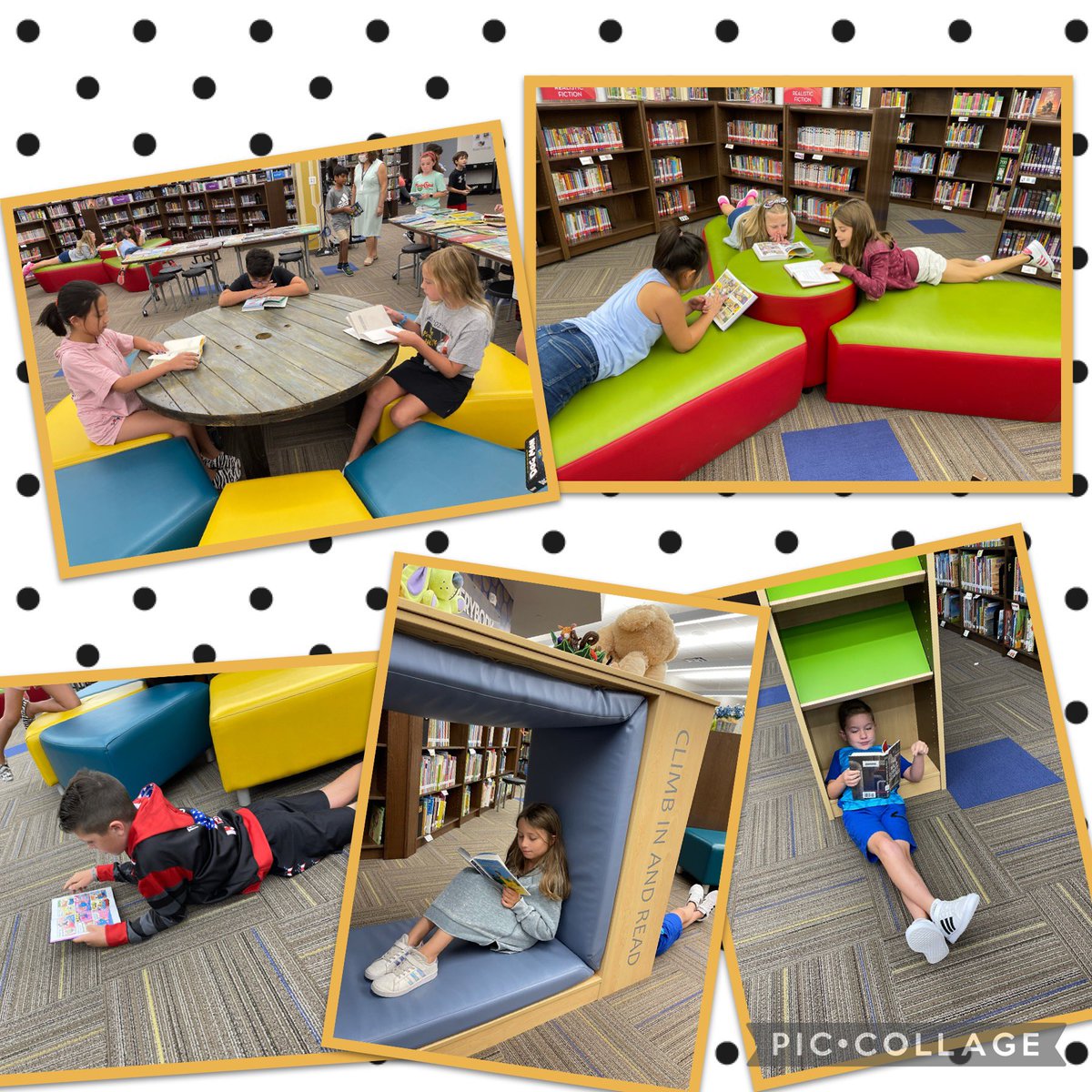 Boyer Elementary Library tweet media
