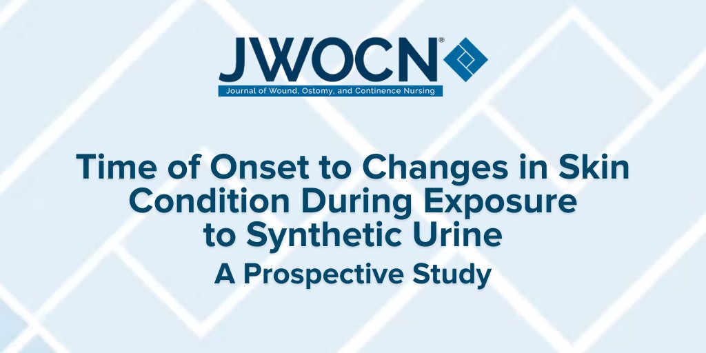 Wound, Ostomy, and Continence Nurses Society on Twitter "This study