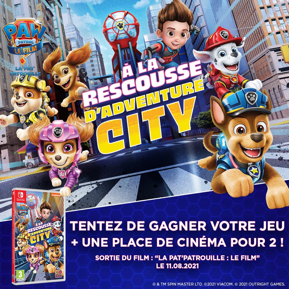 La Pat’Patrouille : Le Film - A La Rescousse d’Adventure City | Jeux | bol