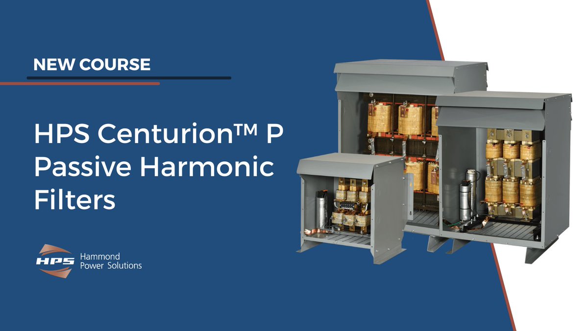 HPSTransformers's tweet image. Our latest course in the HPS Academy focuses on the HPS Centurion™ P Passive Harmonic Filter. This course covers topics such as passive filter applications and a comparison between active and passive harmonic filters.

ow.ly/HOro50FQK6A

#passiveharmonicfilter