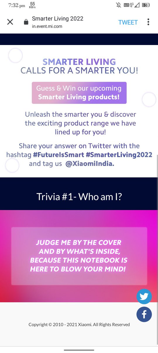 Pankajkr__'s tweet image. Answer ( 1)  Mi Notebook 

#FuturelsSmart  
#SmarterLiving2022 
@XiaomiIndia