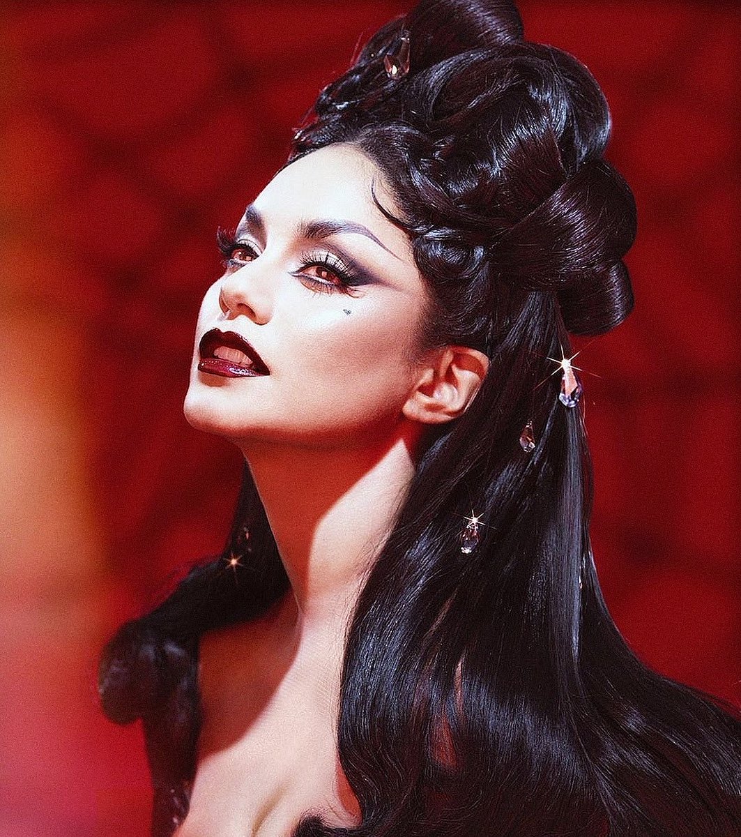 GenyaTheHag's tweet image. Vanessa Hudgens as “The Black Widow (2020)” photographed by Franz Szony