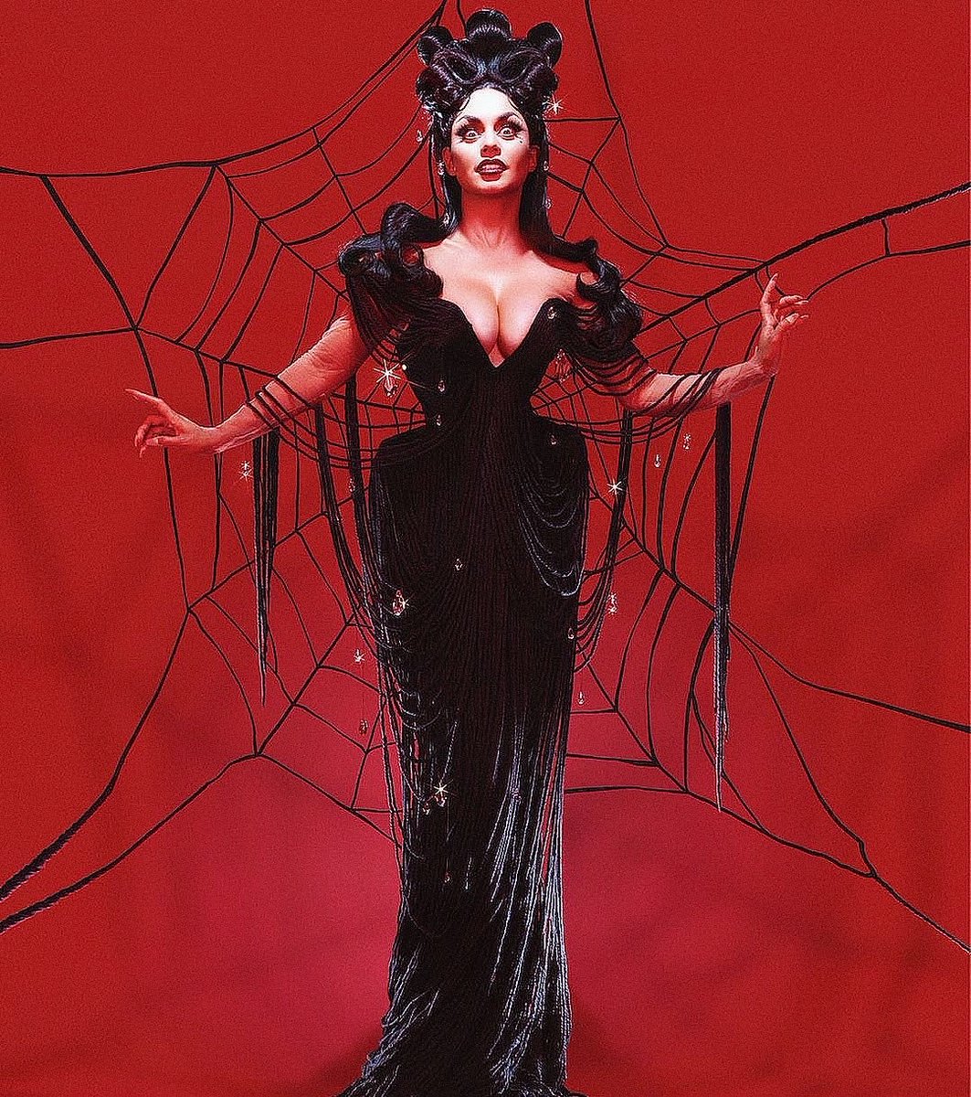 GenyaTheHag's tweet image. Vanessa Hudgens as “The Black Widow (2020)” photographed by Franz Szony