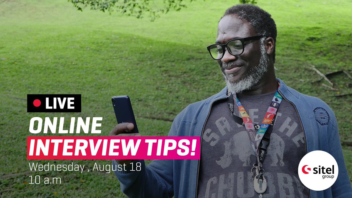 SITELEmpleos's tweet photo. Are you at the top of your game on interview skills?✨
If you're not, tune in our Live and take notes📝 from our recruiters on how to do a great interview to get a job at Sitel
GROW AS YOU GO.
#SitelPanama #SitelLife #GrowAsYouGo https://t.co/Apo1SZqfX0