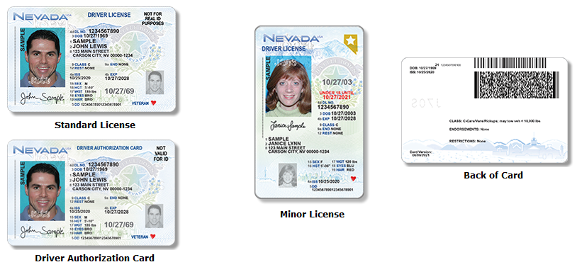 TAM® of Nevada on X: Nevada is rolling out a new design for driver's  licenses and identification cards through July and August, 2021. Have you  seen the new IDs yet? The TAM