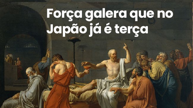 Onofreagora's tweet photo. Bom dia! #segundou com S de Sócrates !
#Diadofilósofo #segundou #SóseforAGORA #ofertas https://t.co/zUTlg7nrze