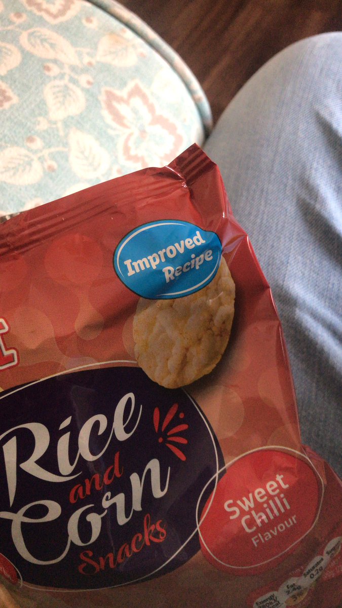 I never understand what they mean by ‘improved recipe’…you saying they were shit before?? 🤔 #MondayMood #