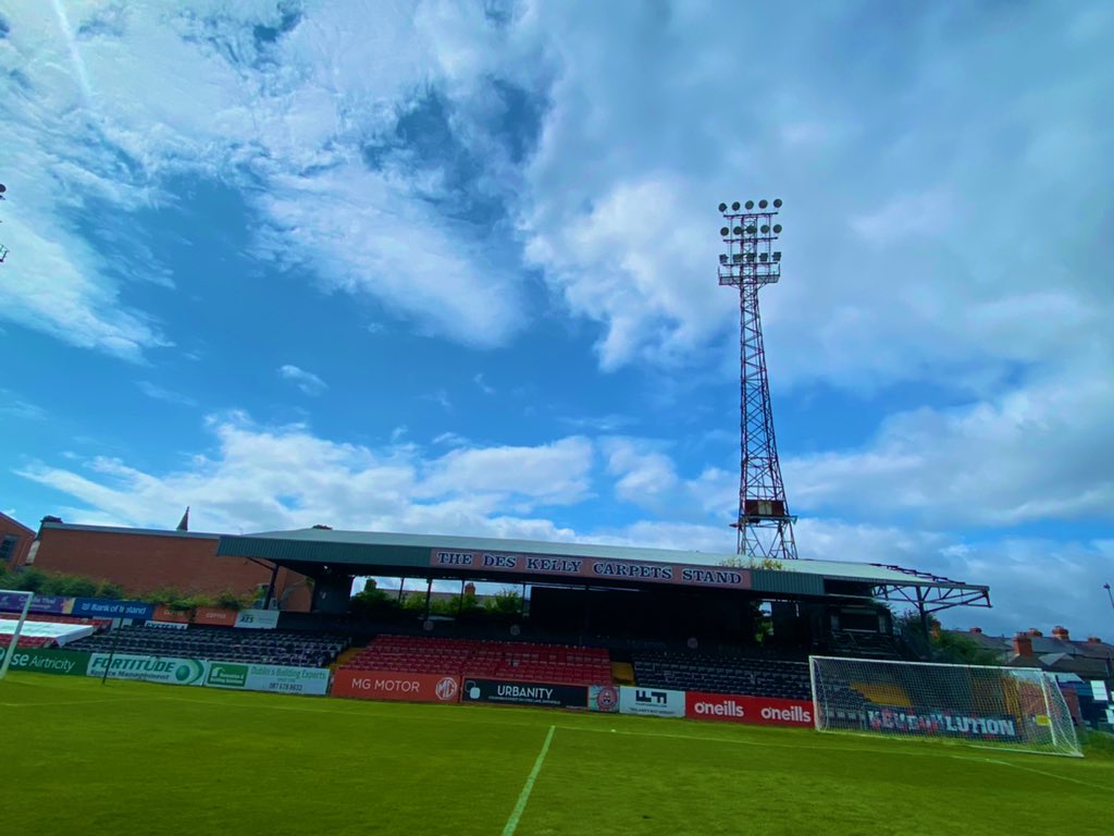 bfcdublin's tweet photo. A historic day at Dalymount as the Des Kelly Stand (School End) begins to be demolished as preparations for the redevelopment get properly underway.
Perhaps most famously remembered in the iconic photo from the visit of Italy in 1985 https://t.co/OtFQCT3C6c