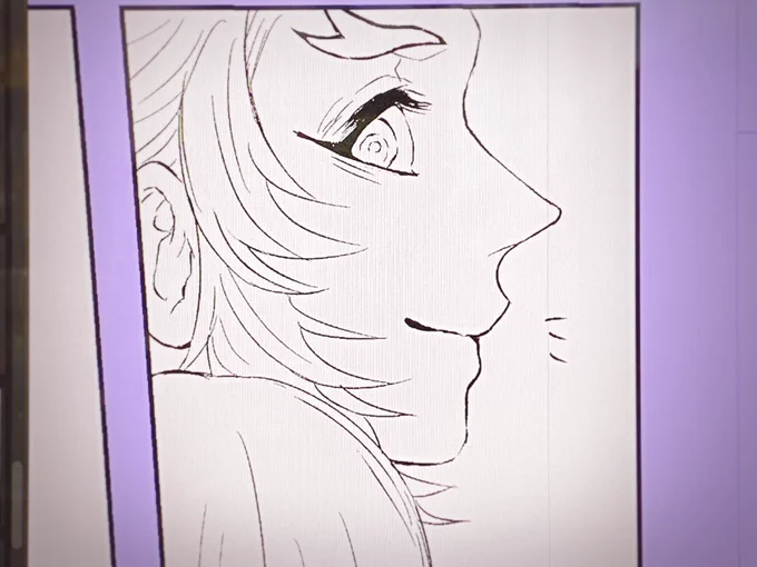 ただ描くのが好きな角度🔥 