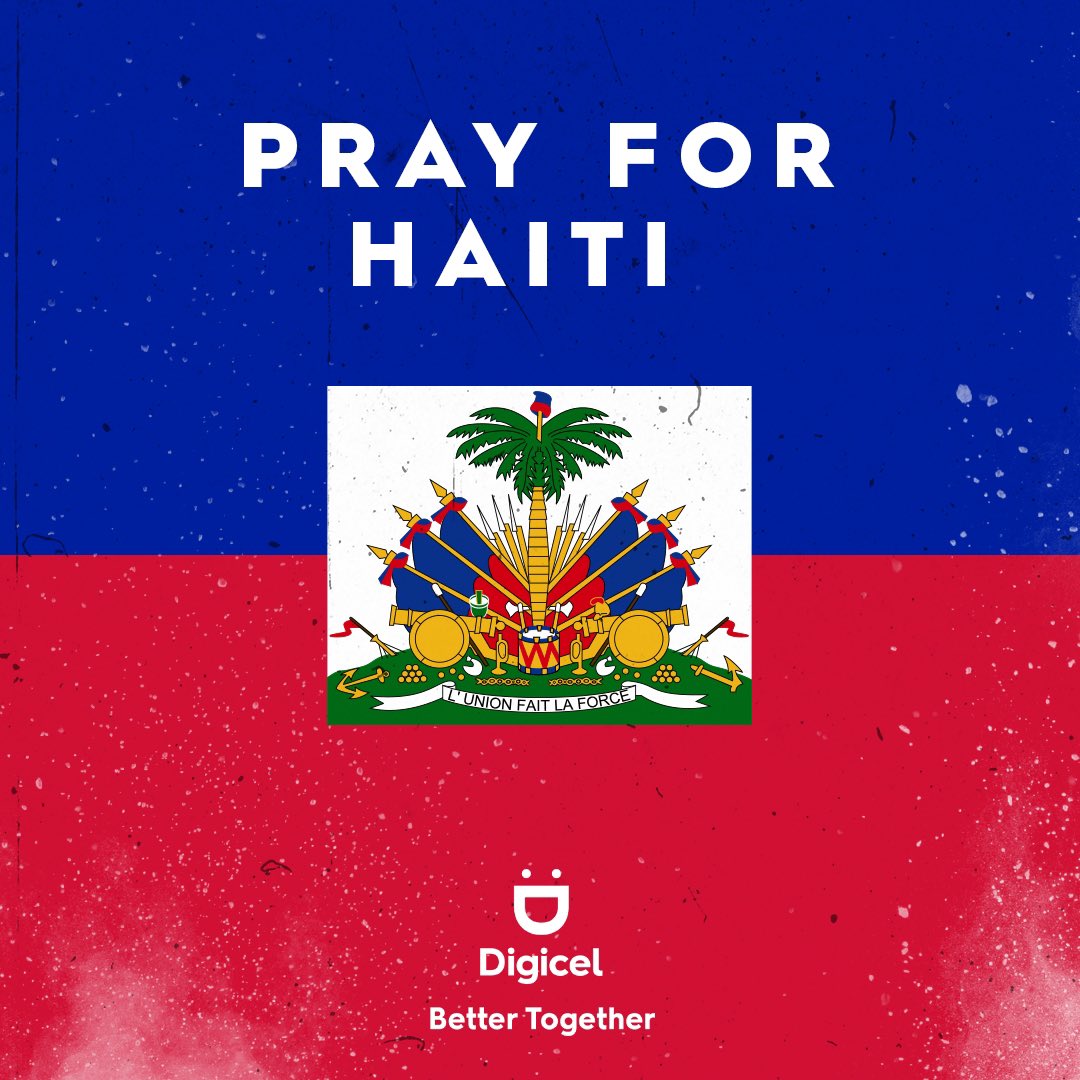 The resilient nation of Haiti 🇭🇹 will overcome! We’re #ThereWithYou @digicelhtpap. 

Drop a 💙❤ in the comments below to show your support for the people of #Haiti

#StandWithHaiti #HaitiStrong #DigicelBetterTogether