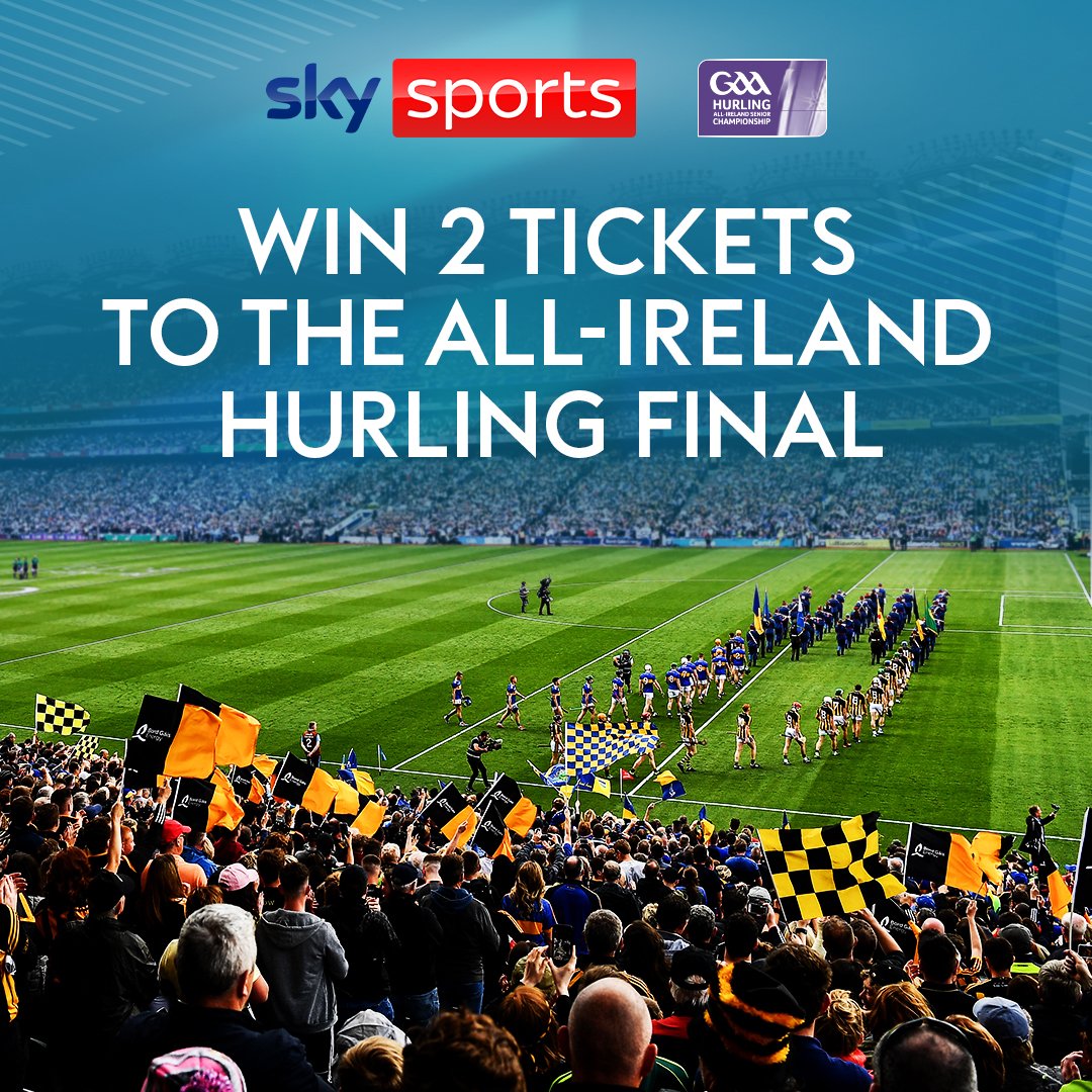 We're giving away two tickets to the All Ireland Hurling Final. To enter the giveaway: ♥️ Like this Tweet 🔂 RT this Tweet ⚡️ Follow Us 🗣️ Nominate a local legend, a COVID hero, a GAA super fan or simply tell us who you would take & why? Winners picked on Thursday! Good luck!!