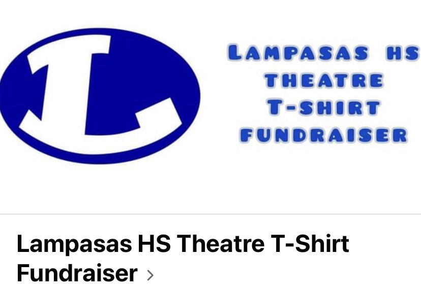 Our first fundraiser of the school year is up! Go on Facebook and support Lampasas Theatre Company! facebook.com/groups/5932714…