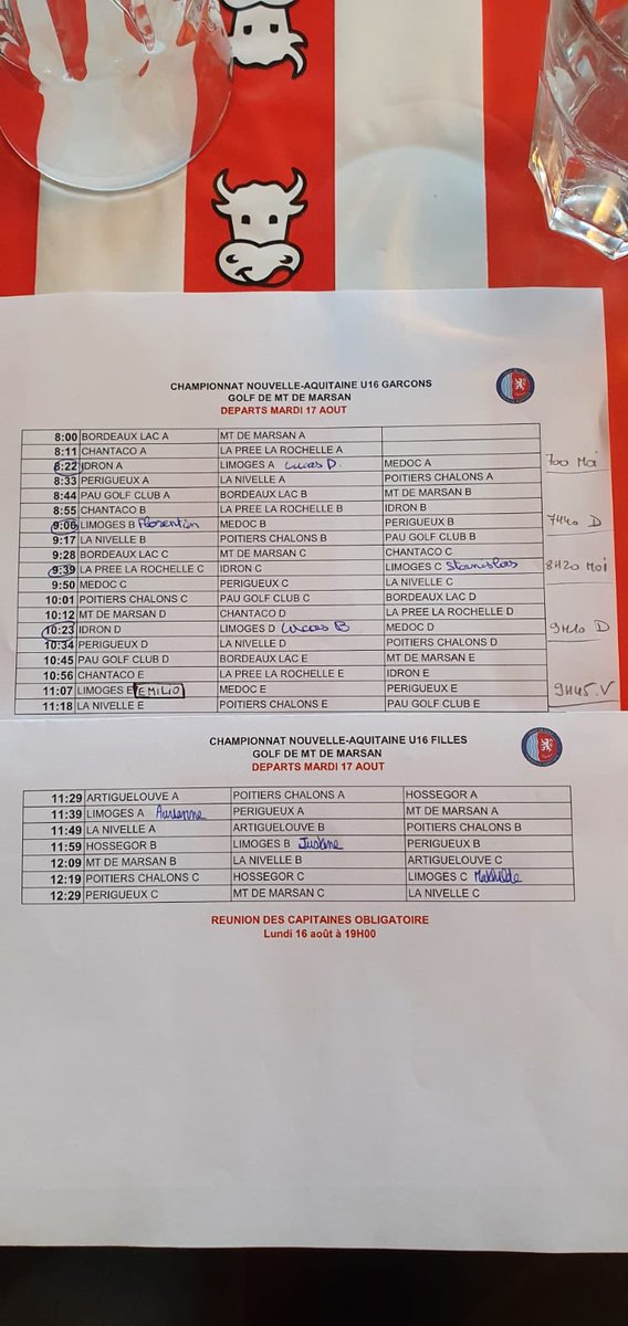 golflimoges's tweet photo. Nos U16 garçons et filles sont à Mont de Marsan pour les championnats régionaux https://t.co/c1qz2SX6i5