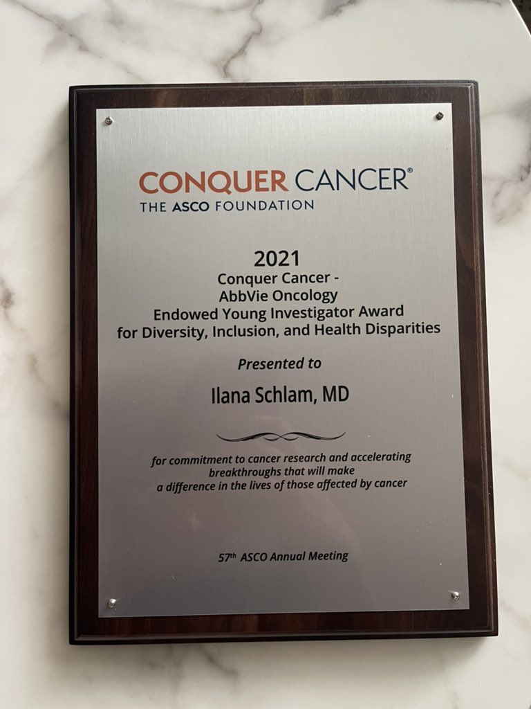 Grateful for this amazing opportunity! Thank you to @ConquerCancerFd and my great mentors that made this possible 🌟🌟 #ASCO21 @LatinasInMed