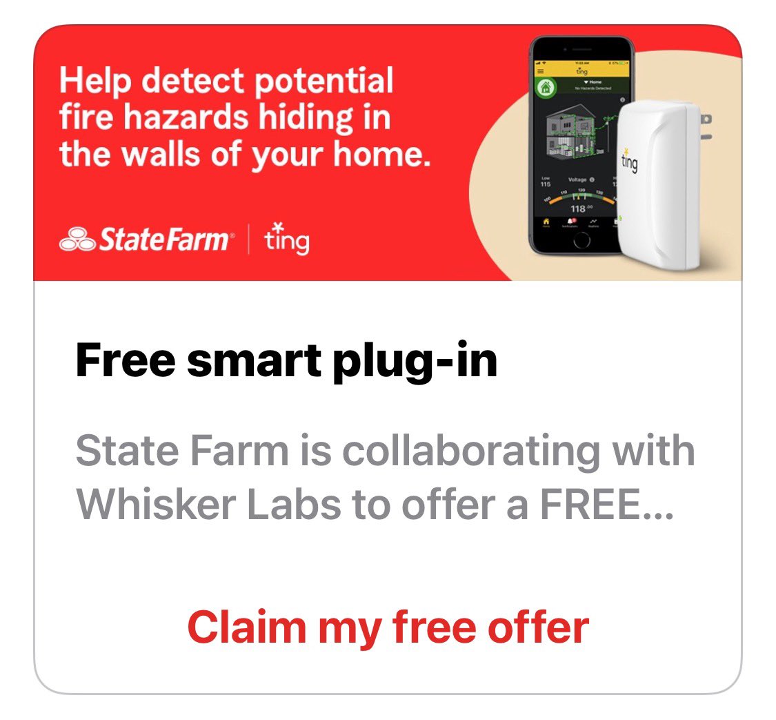 TiptonSouth's tweet photo. At the Tipton agency we continue to provide for our customers who have home insurance! Check today through the State Farm app if you are eligible to receive Ting for free. https://t.co/nQItcAh5v0