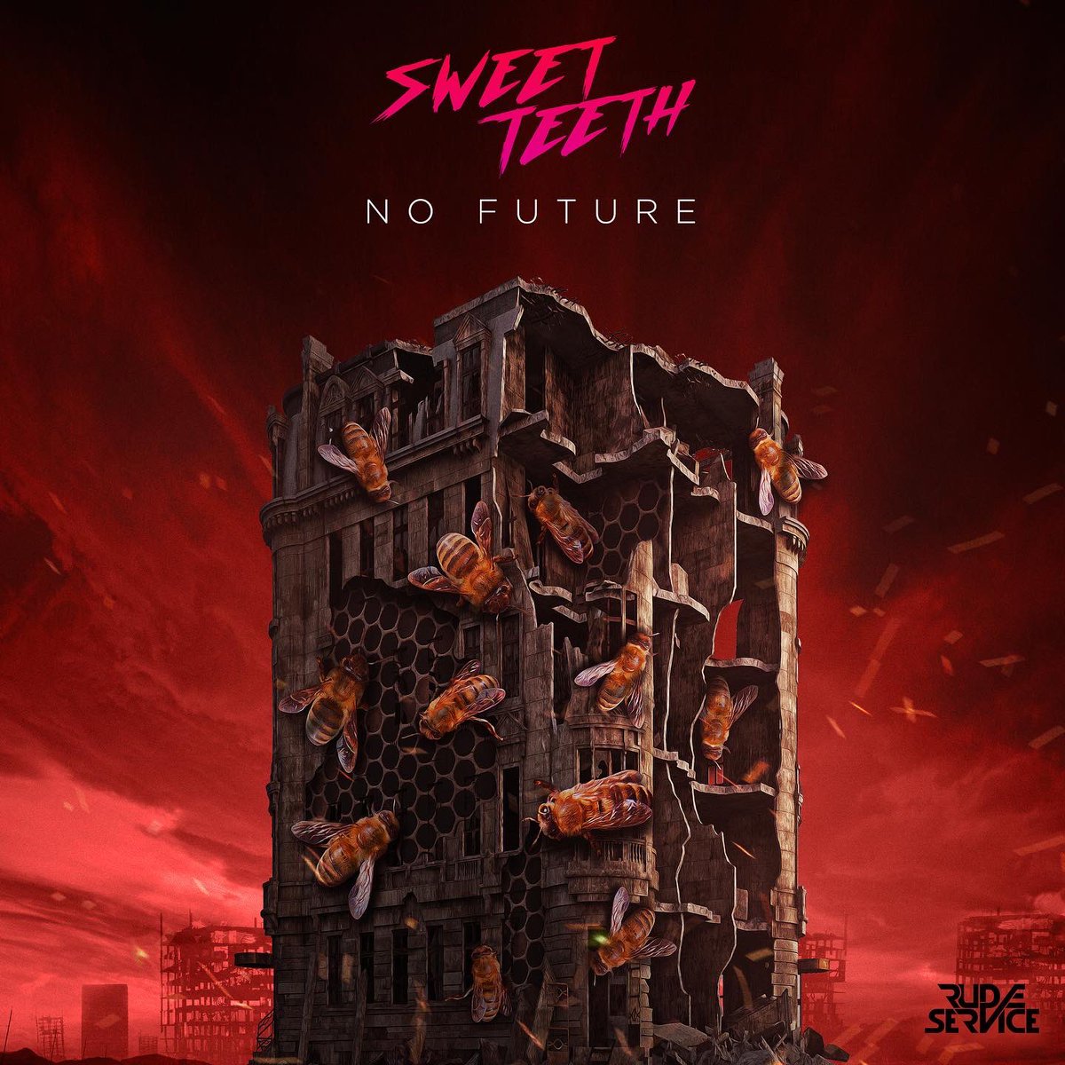 Thrilled to announce <a href="/sweetteethmusic/">SWEET TEETH</a>’s new 4-track EP, No Future, drops this Friday 8/20 on Rude Service! If you liked his last single, “Don’t Let Go ft. <a href="/betterunsxid/">UNSAID🕷🕸</a> ,” then you’re in for a real treat 😈 

Pre-save here: lnk.to/No-Future