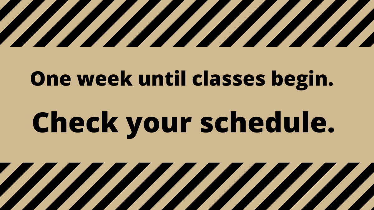 IntegratedPFW's tweet photo. Hey Mastodons! Be prepared. Double check your schedule for any room changes that may have occurred before you head to your classroom. https://t.co/M3J1xV60oC
