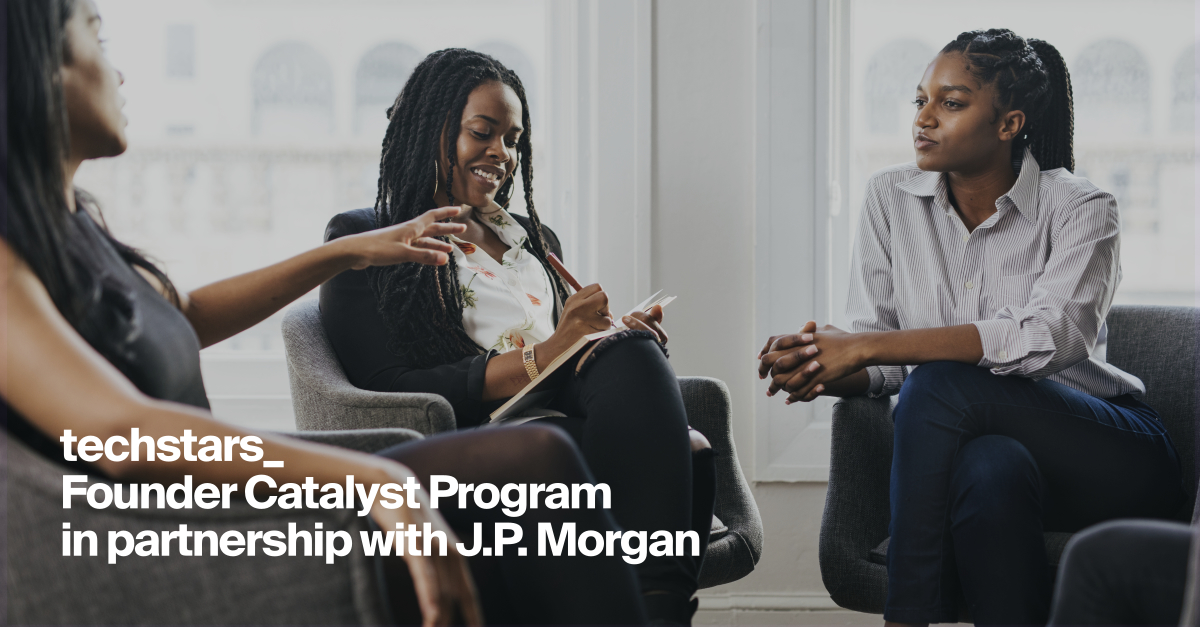 zaneaccess's tweet image. The @techstars Founder Catalyst Program in partnership with @jpmorgan is designed to elevate founders and remove barriers. Applications are open now until August 3rd for Atlanta-based female entrepreneurs. Learn more and apply now! #FounderCatalystATL
 f6s.com/founder-cataly…