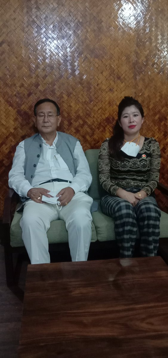 Hon'ble Minister of State for External Affairs and Education,GoI @DrRKRanjan  Singh's tour to Nagaland is a blessing! God bless and wishing you all the best. Sir. @narendramodi  @jpnaddabjp @NalinSKohli @ AbhayGiri
