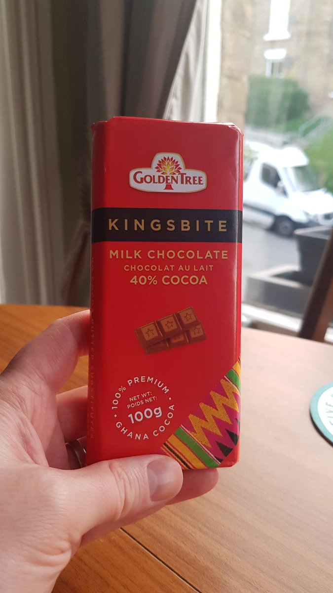 Jen_2209's tweet photo. @staceyayeh Thank you for this little delight that landed on my door step. So thoughtful. Thank you for sharing the chocolate you love with a chocolate lover. It's really quite something. I will do my best to make it last ππ« #kingsbite #chocolate https://t.co/61cGt9Pe3p