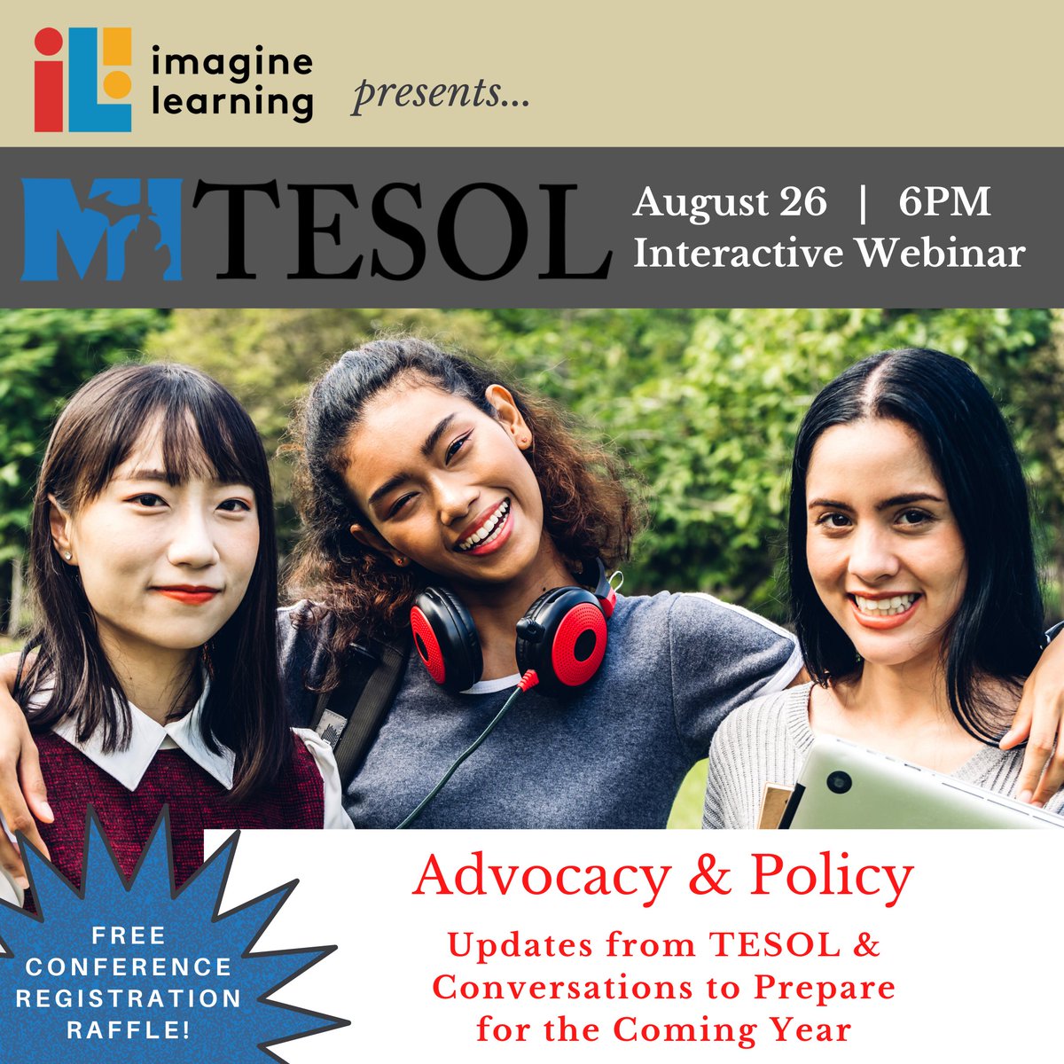 University professors! Language center administrators! Share your thoughts and concerns at MITESOL's interactive webinar on August 26! Registration is free for members, and membership is only $25! REGISTER HERE: mitesol.org/.../mitesol-ad…