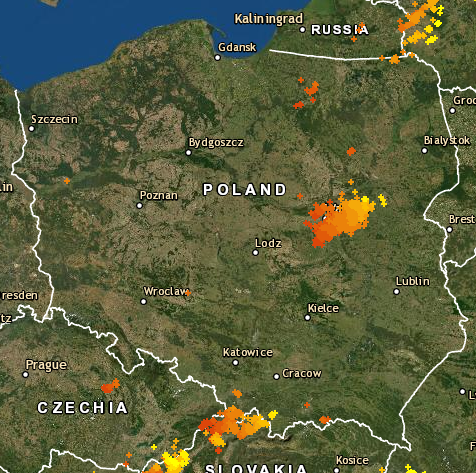 burzowo's tweet photo. Aktualna mapa burzowa.
Bieżące dane jak zawsze na https://t.co/rwAFrgcP2e https://t.co/29AQkBwIJg