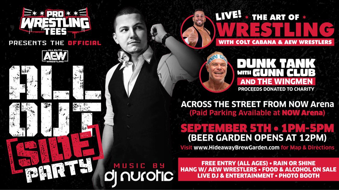 DJNurotic's tweet photo. September 5. #AllOut #AllOutSide party. Let’s gooooo!!!! https://t.co/zYtCGdkQXL