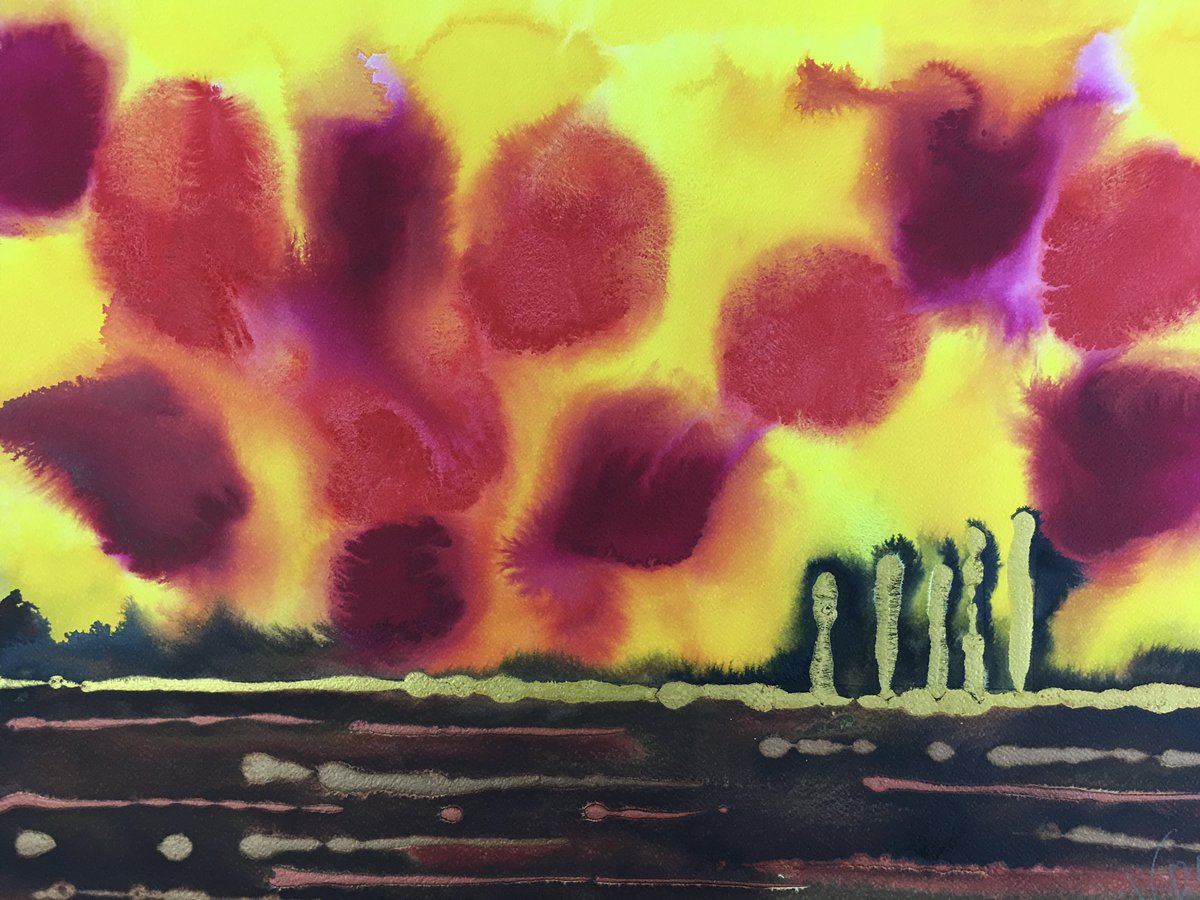 I’m endlessly inspired by #wild #landscapes untouched by humans… raw… real... And unforgettable! #ArtistOnTwitter #WomensArt #art #abstractart #abstractartist #artforsale #landscapeart