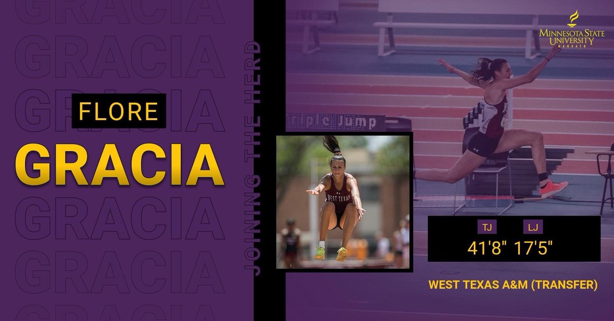 MinnStTrackCC's tweet photo. From France -> Mankato! Transfer Flore Gracia will be joining the HERD and make an instant impact in the sand! WELCOME TO THE HERD! https://t.co/PS1MtqVY1F