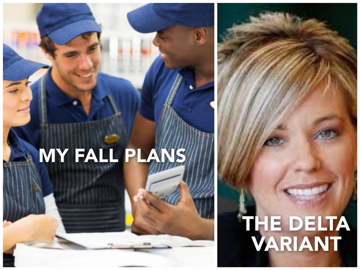 SenojNG's tweet image. The fall of labor Kabul should never have happened, but I don't know enough to be anything but concerned for the innocent civilians.

So Delta variant memes it is.

#FallPlans #DeltaVariant