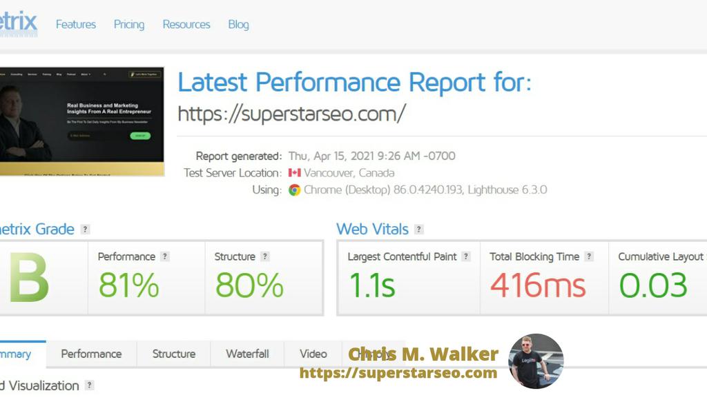 cmwalker's tweet image. Again, they&apos;ll also give you metrics such as the server response time, first contentful paint, and your site&apos;s overall speed.

Read the full article: How Much Does Site Speed Affect SEO
▸ lttr.ai/kgSq

#ConversionRateOptimization #LargeFileSize